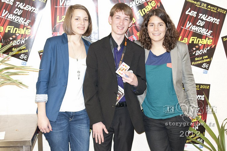 Le trio gagnant.